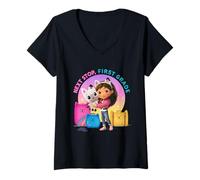 Mujer DreamWorks Gabby’s Dollhouse Next Stop First Grade Camiseta Cuello V