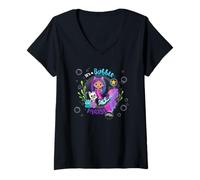 Mujer DreamWorks Gabby’s Dollhouse The Movie Bubble Party Camiseta Cuello V