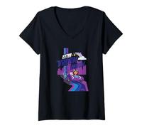 Mujer DreamWorks Gabby’s Dollhouse The Movie Extra Vroom Vroom Camiseta Cuello V