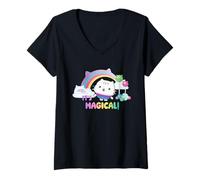 Mujer DreamWorks Gabby’s Dollhouse The Movie Magical Day Camiseta Cuello V