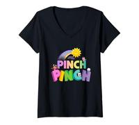 Mujer DreamWorks Gabby’s Dollhouse The Movie Pinch Pinch Camiseta Cuello V