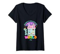 Mujer DreamWorks Gabby’s Dollhouse The Movie Tower of Fun Camiseta Cuello V