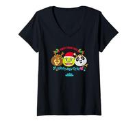 Mujer DreamWorks KouKou Merry Christmas & Happy New Year Camiseta Cuello V