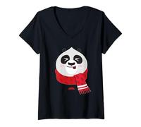 Mujer DreamWorks KouKou Po Cozy Scarf Holiday Camiseta Cuello V