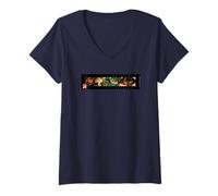 Mujer DreamWorks The Bad Guys 2 Action Frames Camiseta Cuello V
