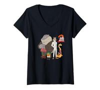 Mujer DreamWorks The Bad Guys 2 The Original Bad Guys 2D Style Camiseta Cuello V