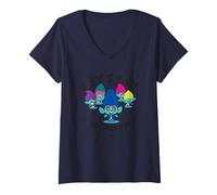 Mujer DreamWorks Trolls BroZone Let’s Go! Kindergarten! Camiseta Cuello V