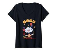 Mujer DreamWorks Trolls Cloud Guy Lunar New Year Fun Camiseta Cuello V