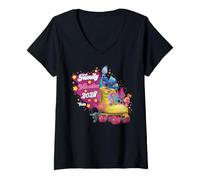 Mujer DreamWorks Trolls Family Vacation 2028 Camiseta Cuello V