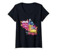 Mujer DreamWorks Trolls Family Vacation Camiseta Cuello V