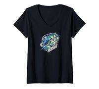 Mujer Drone Pilot Eat Sleep Fly Repeat Quadcopter FPV RC Hobbyist Camiseta Cuello V