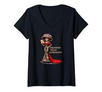 Mujer Drop Dead Gorgeous - Día de Los Muertos Señora Camiseta Cuello V