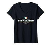 Mujer Drumshanbo Ireland Camiseta Cuello V