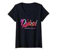 Mujer Dubai United Arab Emirates | Vacation Travel Camiseta Cuello V