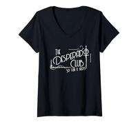 Mujer Dungeon Crawler Carl The Desperado Club Sign Sci-Fi Book Camiseta Cuello V