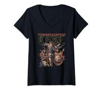 Mujer Dungeon Crawler Carl The Inevitable Ruin LitRPG Book Cover Camiseta Cuello V