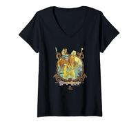 Mujer Dungeons & Dragons 50th Anniversary Dragonlance Warriors Camiseta Cuello V