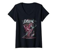 Mujer Dungeons & Dragons Vecna Lightning Rock Band Camiseta Cuello V