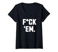 Mujer Duran al carajo Camiseta Cuello V