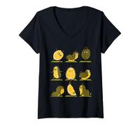 Mujer Durian Yoga Camiseta Cuello V