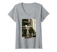 Mujer Dwight Yoakam Cantante Country Estadounidense de Michael Grecco Camiseta Cuello V