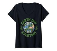 Mujer Earth Day Shirt Kids Men Boys Women Earth Save The Planet Camiseta Cuello V