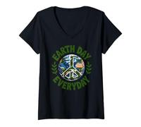 Mujer Earth Day Shirt Kids Men Boys Women Earth Save The Planet Camiseta Cuello V