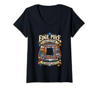 Mujer Edge Piece Collector Puzzler Puzzle Shirt Camiseta Cuello V