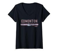 Mujer Edmonton Canada | Vacation Travel Camiseta Cuello V