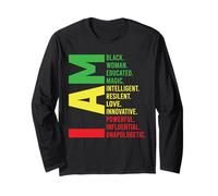 Mujer Educatd Negra Manga Larga