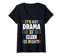 Mujer Eileen Personalized Women's Gift Custom Eileen Camiseta Cuello V