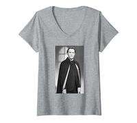Mujer El Actor Christopher Lee Drácula A.D. 1972 1971 Camiseta Cuello V