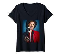Mujer El actor de Blades Of Glory Will Ferrell de Michael Grecco Camiseta Cuello V