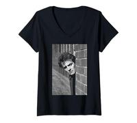 Mujer El Actor de Comedia Rik Mayall Bottom The Young Ones Drop Dead Fred Camiseta Cuello V