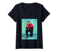 Mujer El Actor de Flash Gordon Brian fue Bendecido con Atuendo de Star Trek Camiseta Cuello V