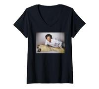 Mujer El actor de presentador Will Ferrell por Michael Grecco Camiseta Cuello V