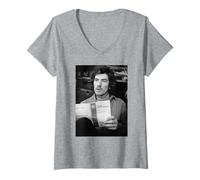 Mujer El Actor de Shakespeare Sir Ian McKellen Richard II 1969 Camiseta Cuello V