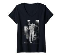 Mujer El amor es el cantante de drogas Bryan Ferry Roxy Music Simon Fowler Camiseta Cuello V