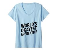Mujer El Aprendiz más Bueno del Mundo para Principiantes y Profesionales Camiseta Cuello V