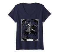 Mujer El Ascenso de Kimaris de Medianoche Camiseta Cuello V