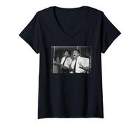 Mujer El boxeador Muhammad Ali predice victoria en la séptima ronda contra Joe Bugner Camiseta Cuello V