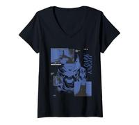 Mujer El caballero oscuro Ciudad Gótica Vigilante Camiseta Cuello V