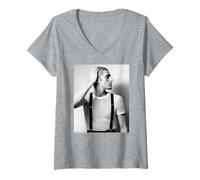 Mujer El Cantante de adicción de Perry Farrell Jane por AJ Barratt Camiseta Cuello V