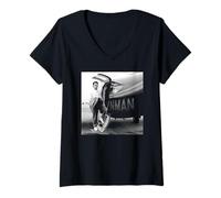 Mujer El Cantante de Synth-Pop Gary Numan Cars por Allan Ballard Camiseta Cuello V