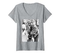 Mujer El Comediante The Russ Abbot Show Last of The Summer Wine 1984 Camiseta Cuello V