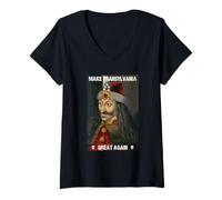 Mujer El Conde Vlad Tepes Hace Que Transilvania vuelva a ser Grande Drácula Camiseta Cuello V