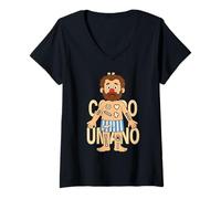 Mujer El Cuerpo Humano tee Camiseta Cuello V