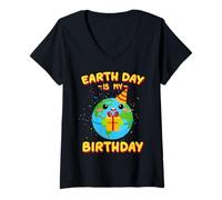 Mujer El Día de la Tierra es mi Camiseta Cuello V