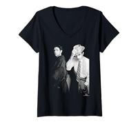 Mujer El dúo Pop Sparks This Town Ain't Big Enough 1993 Phil Nicholls Camiseta Cuello V