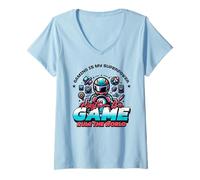 Mujer El Juego es mi Superpoder Master El Juego gobierna el Mundo Camiseta Cuello V